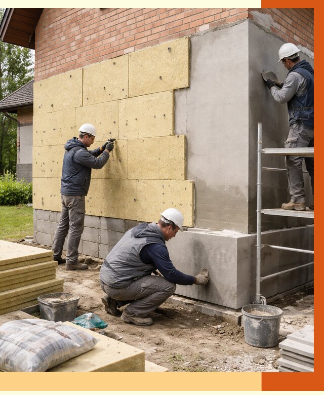 Утепление частного дома в Георгиевске под ключ от 7730 руб/м2 — недорого | ТепломастерГрг