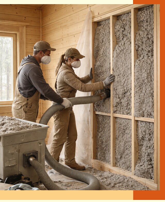 Утепление дачного дома эковатой в Георгиевске от 1495 руб./м2 — комплексно, ТепломастерГрг