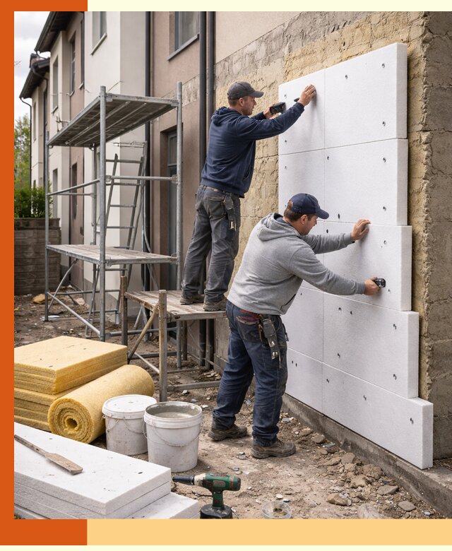 Утепление таунхауса с гарантией комфорта в Георгиевске