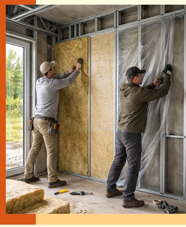 Утепление дома из ЛСТК в Георгиевске с гарантией качества и эффективности