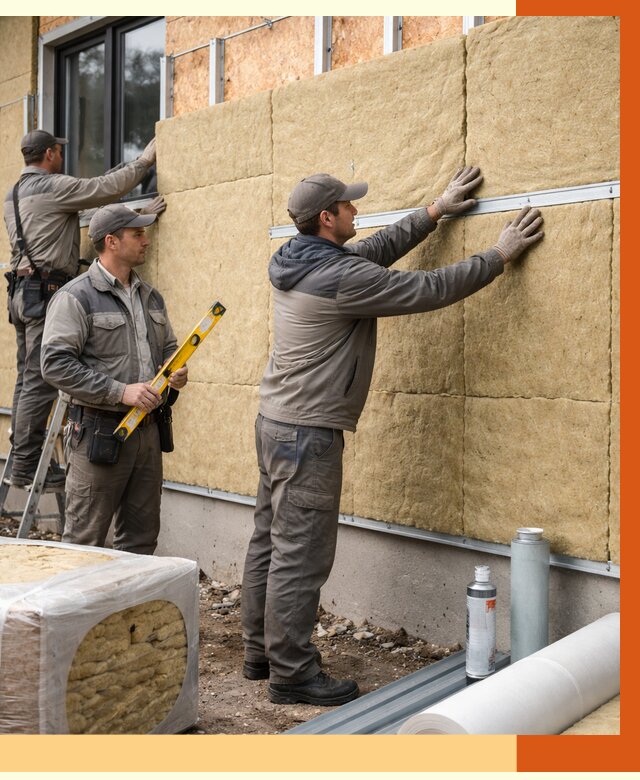 Утепление дома из SIP панелей в Георгиевске от 6390 руб./м² под ключ | ТепломастерГрг