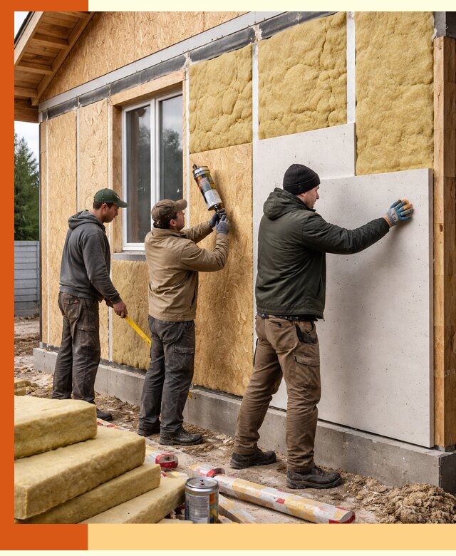 Профессиональное утепление дома из SIP-панелей в Георгиевске