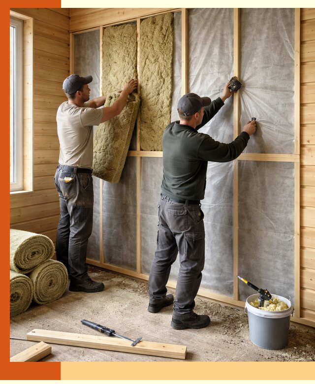 Утепление дома из минибруса в Георгиевске: комплексные теплоизоляционные работы