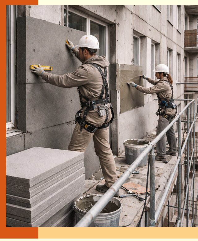 Утепление квартиры снаружи под ключ в Георгиевске