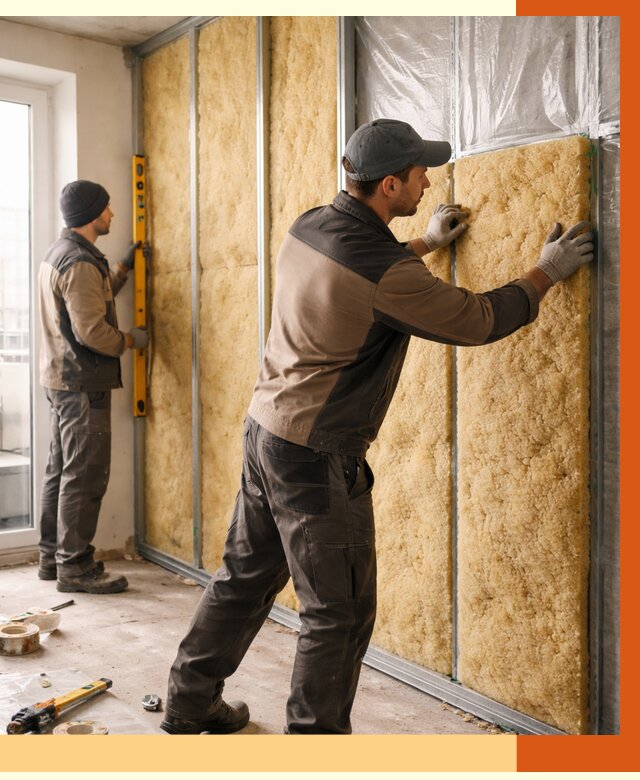 Утепление квартиры изнутри в Георгиевске от 4484 руб. за м2 | Проф. работы ТепломастерГрг