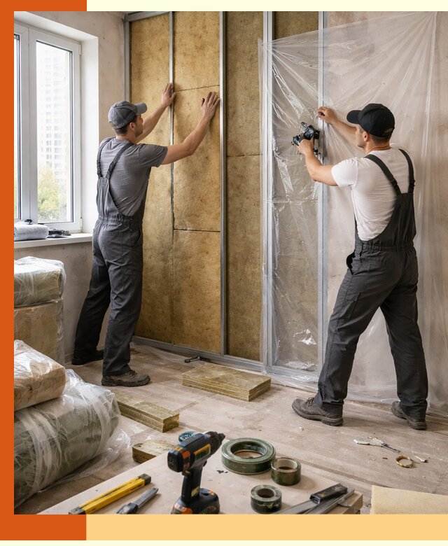 Утепление квартиры изнутри профессионально в Георгиевске