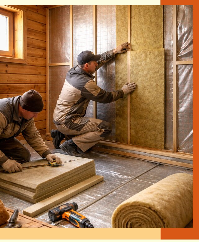 Утепление бани изнутри в Георгиевске под ключ от 4329 руб./м² | ТепломастерГрг