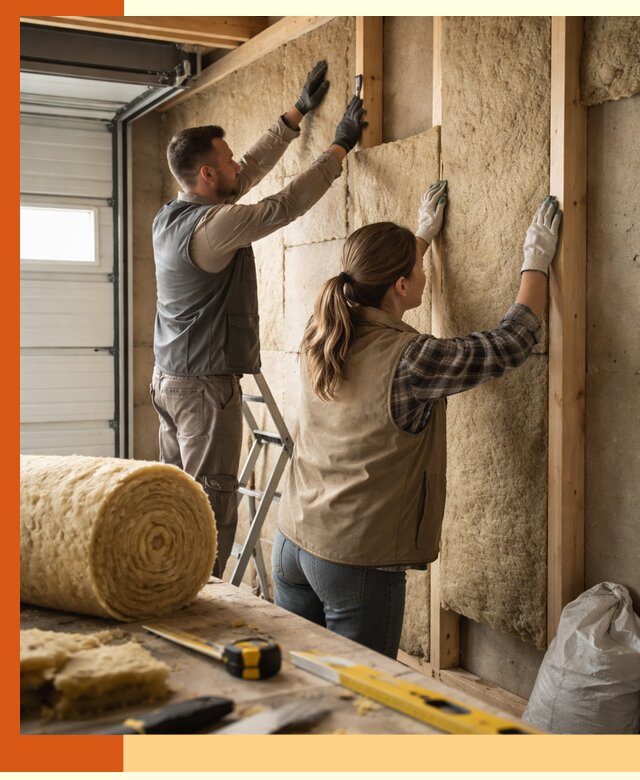 Утепление гаража изнутри в Георгиевске: быстро и надежно