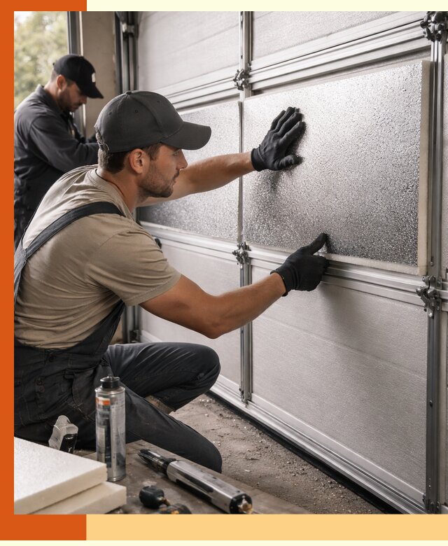 Утепление гаражных ворот в Георгиевске качественно и надежно