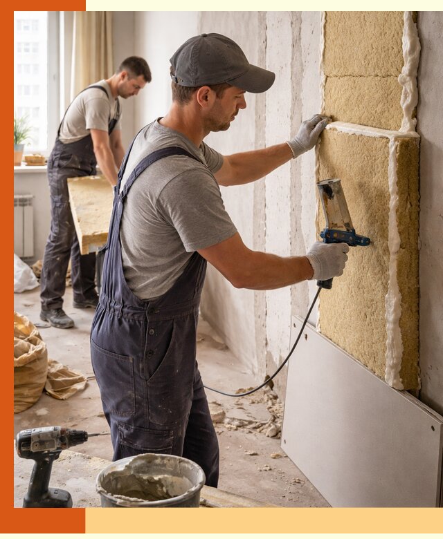 Утепление стен изнутри в Георгиевске — качественно и эффективно