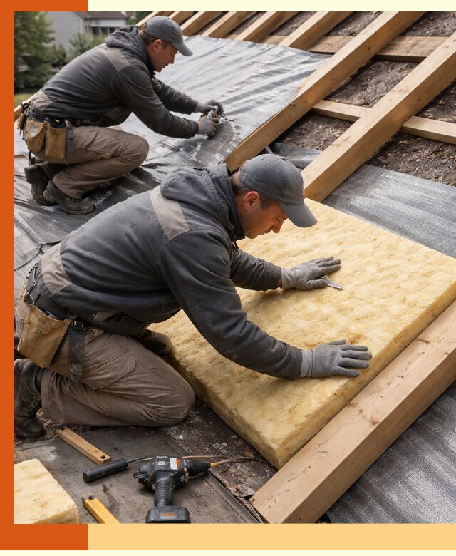 Профессиональное утепление крыши в Георгиевске качественно и надежно