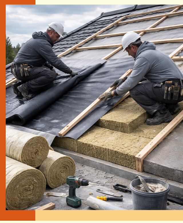Утепление крыши снаружи в Георгиевске: профессиональная теплоизоляция