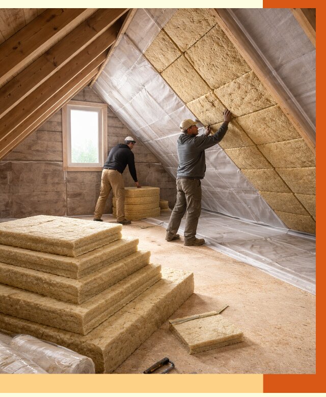 Утепление мансарды в Георгиевске от 2577 руб/м2 — комплексно и под ключ | ТепломастерГрг