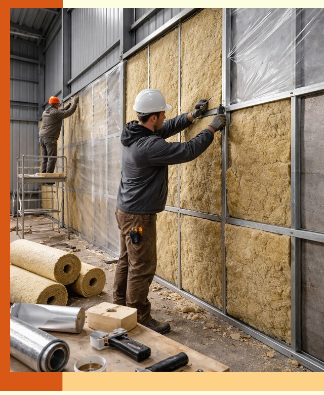 Утепление ангара в Георгиевске — профессиональная теплоизоляция помещений