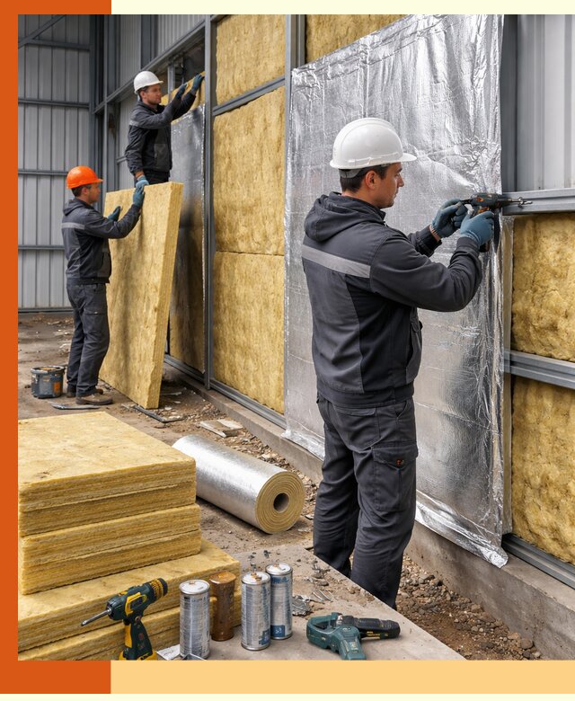 Утепление металлического ангара профессионально в Георгиевске