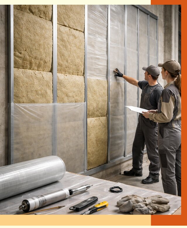 Утепление склада химсырья в Георгиевске от 4638 руб. под ключ | ТепломастерГрг