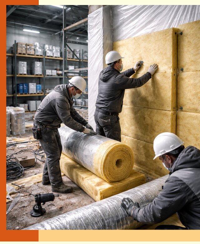 Утепление склада химсырья в Георгиевске: безопасная и эффективная изоляция