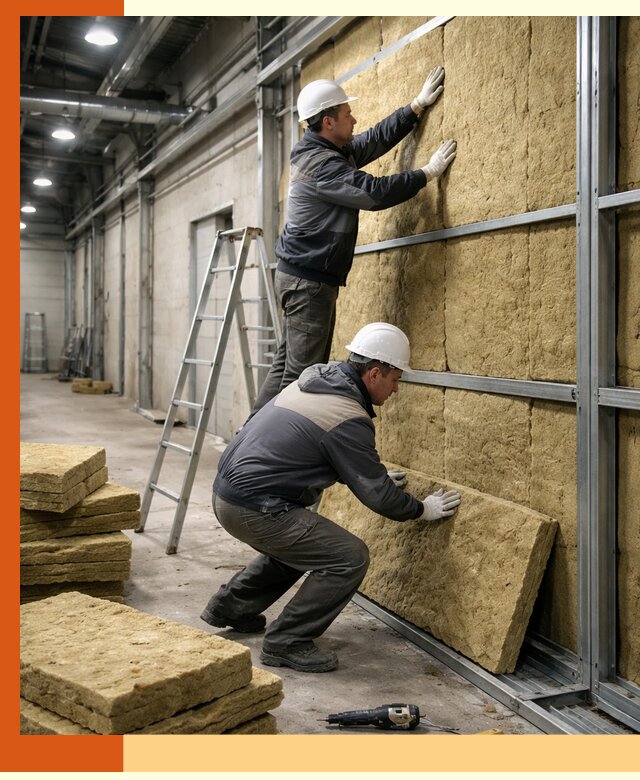 Утепление цеха под ключ в Георгиевске с гарантией качества