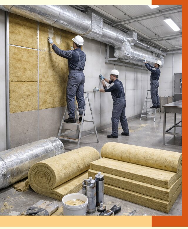 Утепление пищевого цеха в Георгиевске от 12884 руб./м² — комплексно под ключ | ТепломастерГрг