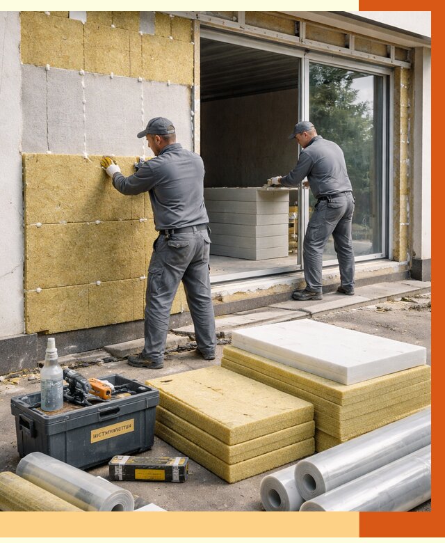 Утепление торгового павильона в Георгиевске от 14945 руб./м² под ключ | ТепломастерГрг