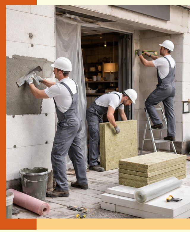 Утепление кафе в Георгиевске: профессиональная теплоизоляция и монтаж