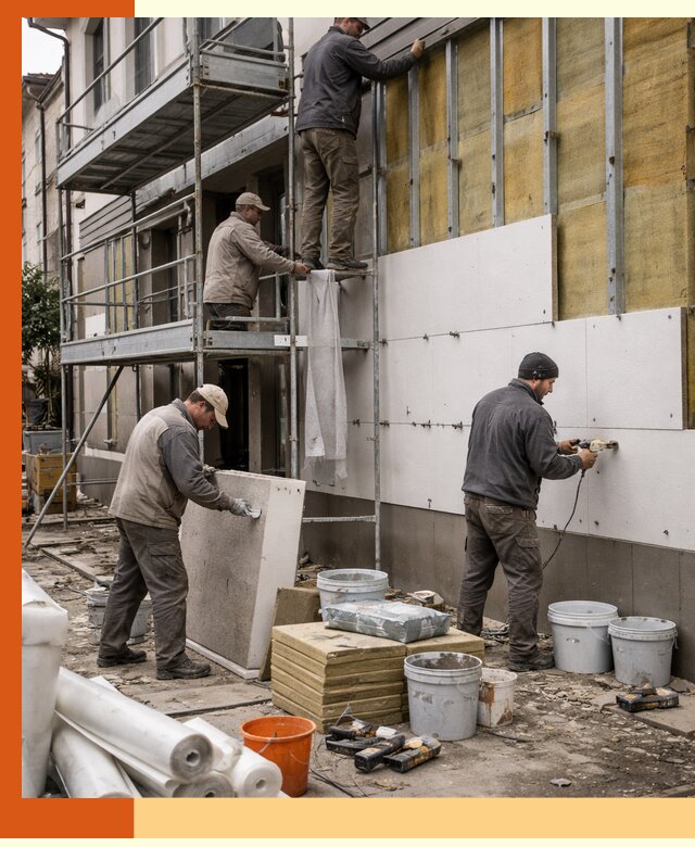 Утепление гостиницы под ключ в Георгиевске с гарантией качества