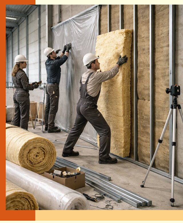 Утепление складского терминала в Георгиевске профессионально и надёжно