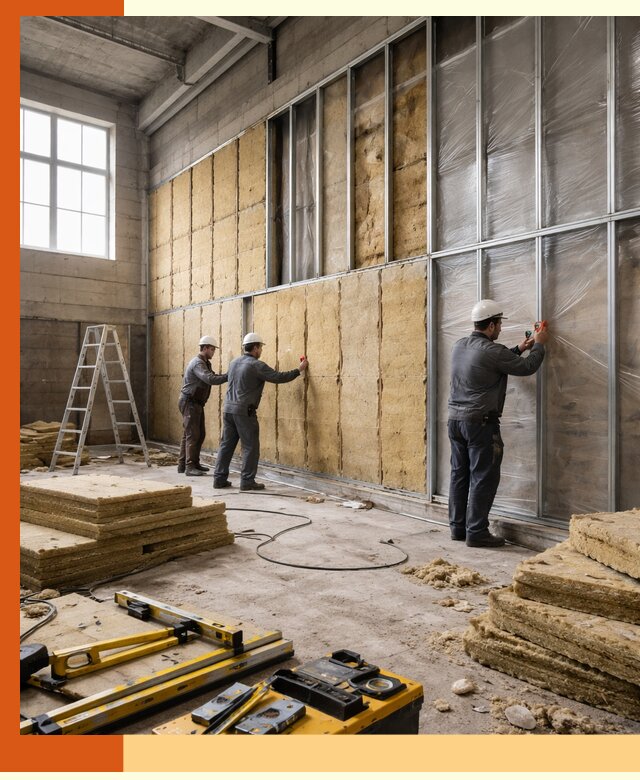 Утепление спортивного зала в Георгиевске качественно и недорого