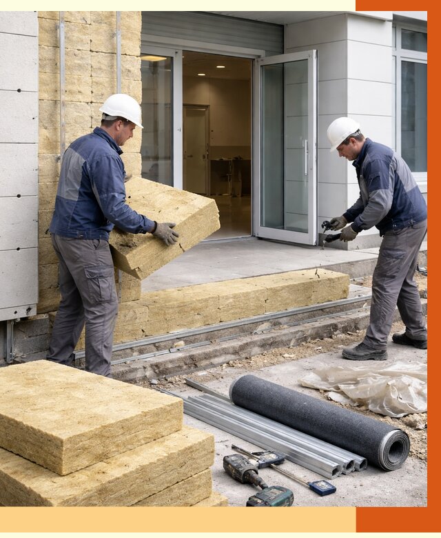 Утепление медицинского центра в Георгиевске под ключ от 12884 руб./м² | ТепломастерГрг