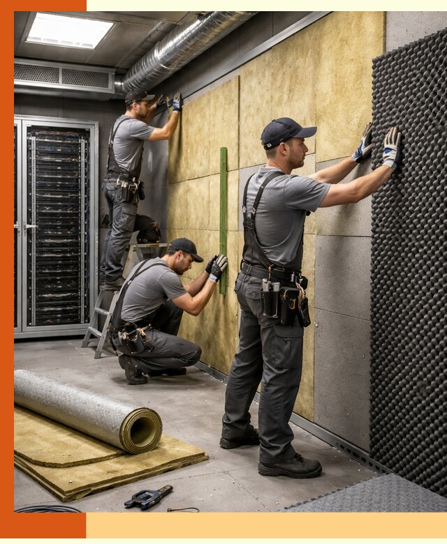 Утепление серверной комнаты профессионально в Георгиевске