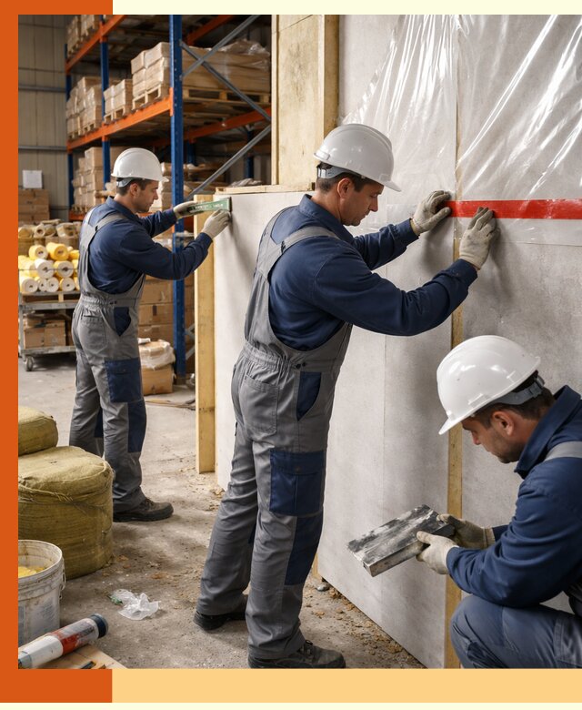 Утепление теплого склада под ключ в Георгиевске