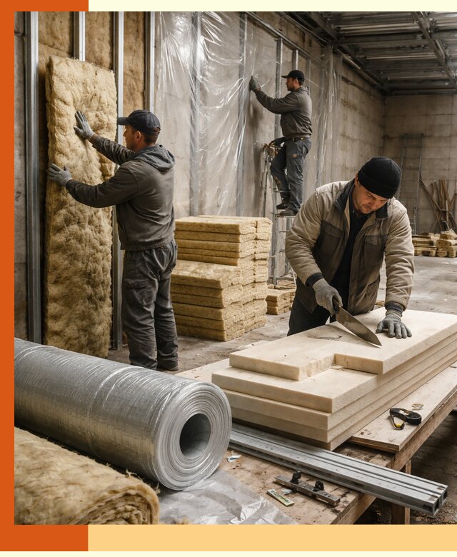 Утепление торгового склада в Георгиевске с энергоэффективными решениями