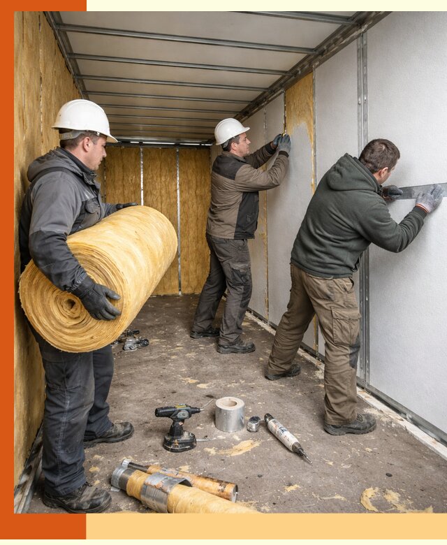 Утепление рефрижераторного контейнера в Георгиевске профессионально и надежно