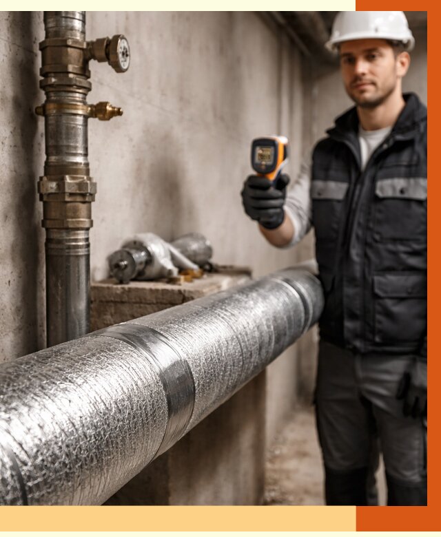 Утепление труб водоснабжения в Георгиевске от 8761 руб. за м² — услуги ТепломастерГрг