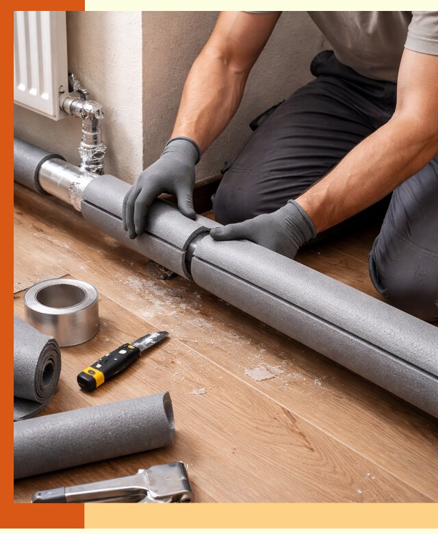 Утепление труб отопления в Георгиевске: теплоизоляция и защита сети