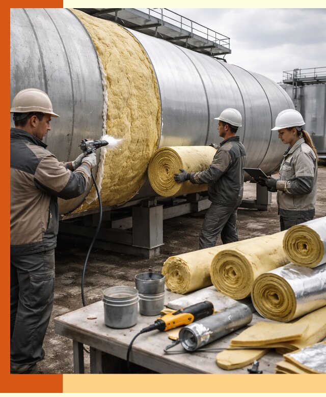 Утепление цистерны в Георгиевске — утеплители и монтаж под ключ