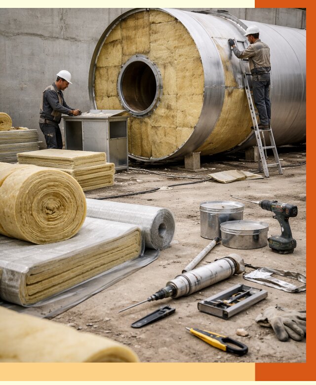 Утепление резервуара с топливом в Георгиевске от 28344 руб. под ключ | ТепломастерГрг