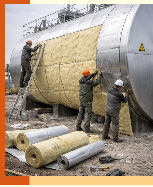 Утепление резервуаров с топливом в Георгиевске надежно и экономично