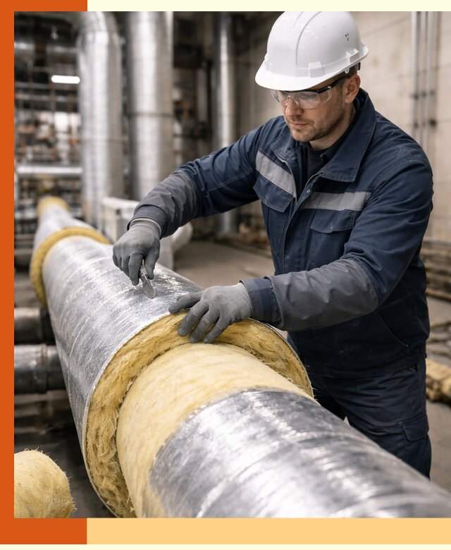 Утепление технологического оборудования и заводских установок в Георгиевске