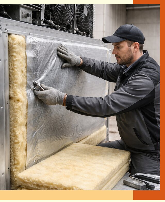 Утепление холодильного агрегата в Георгиевске от 8761 руб. под ключ | ТепломастерГрг