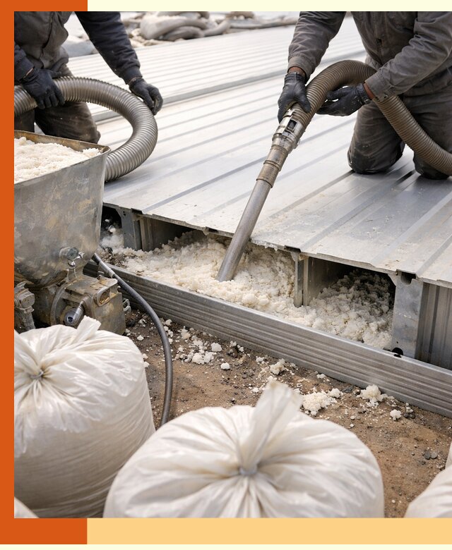 Заполнение пустот кровельных панелей пенными и мокрыми герметиками в Георгиевске