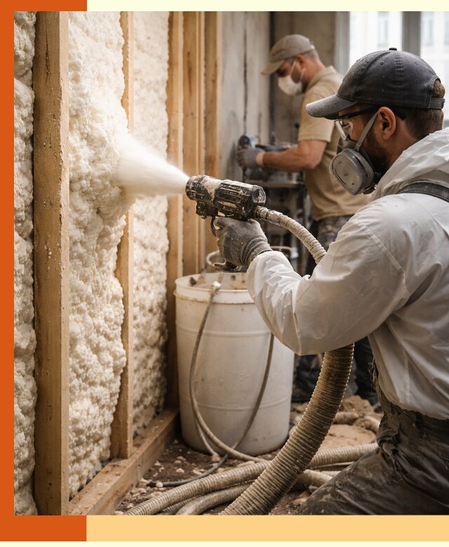 Утепление пеноизолом жилых и коммерческих объектов в Георгиевске