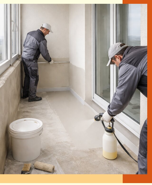 Утепление балкона жидкой теплоизоляцией в Георгиевске от 5927 руб./м2 | ТепломастерГрг