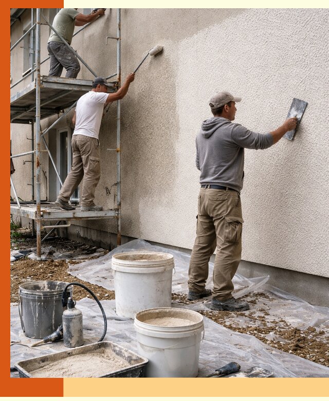 Утепление фасада жидкой пробкой в Георгиевске