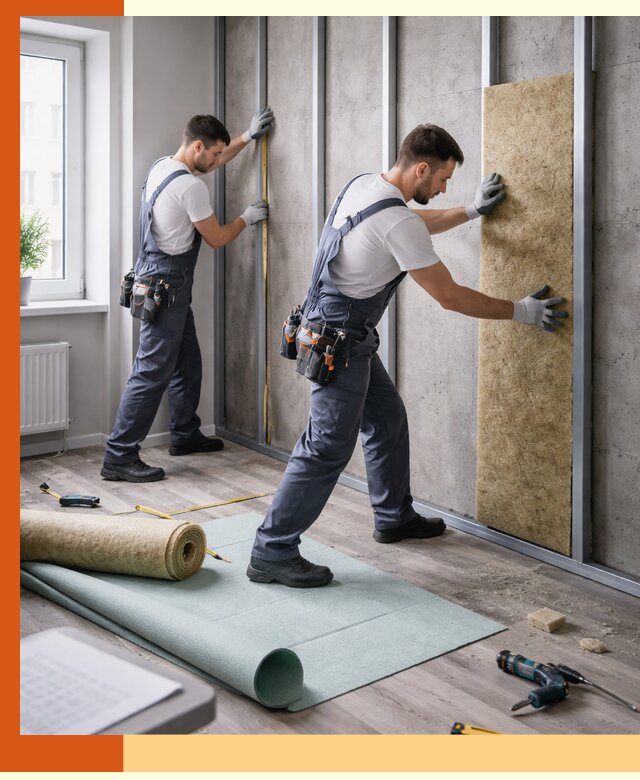 Шумоизоляция квартиры под ключ в Георгиевске — профессионально и гарантированно