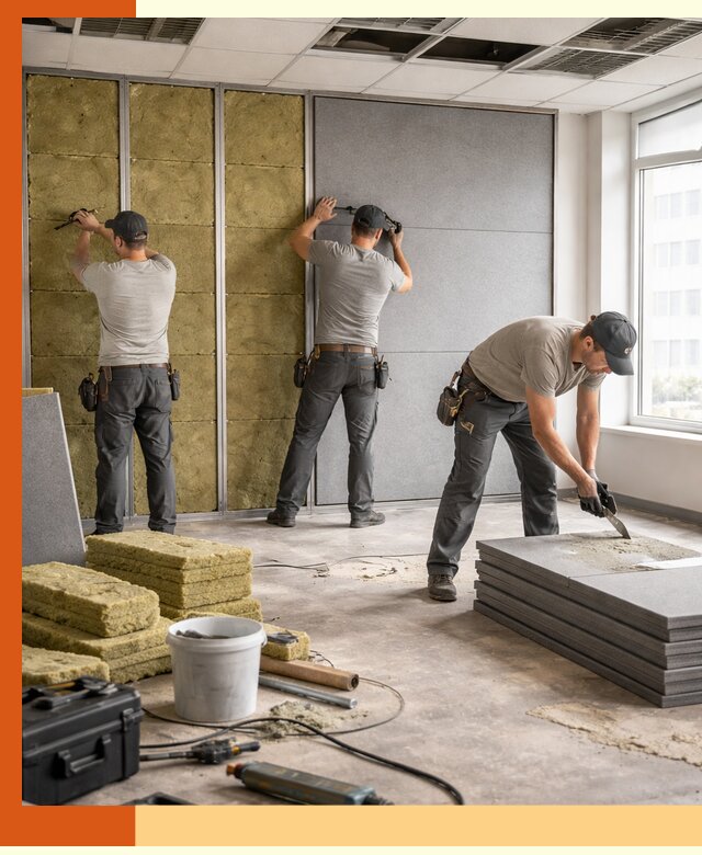 Профессиональная шумоизоляция офисов в Георгиевске для комфорта сотрудников