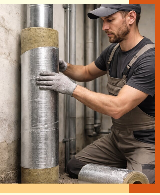 Шумоизоляция труб в Георгиевске от 1237 руб. — шумоподавление и звукоизоляция труб | ТепломастерГрг