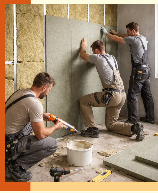 Профессиональная шумоизоляция стен в Георгиевске для квартир и домов