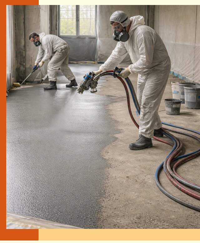 Гидроизоляция полимочевиной полов и конструкций в Георгиевске