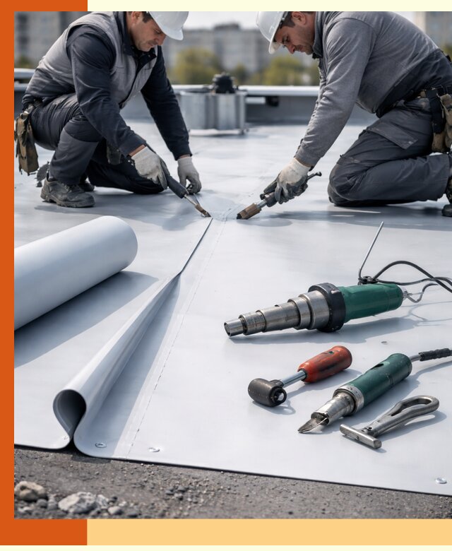 Гидроизоляция мембранной кровли в Георгиевске: монтаж и ремонт быстро